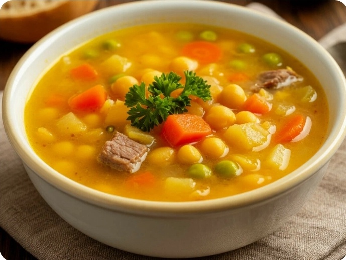 Суп гороховый