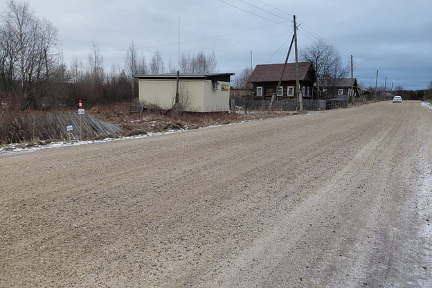   На трассе под Омутнинском укрепили три километра дороги