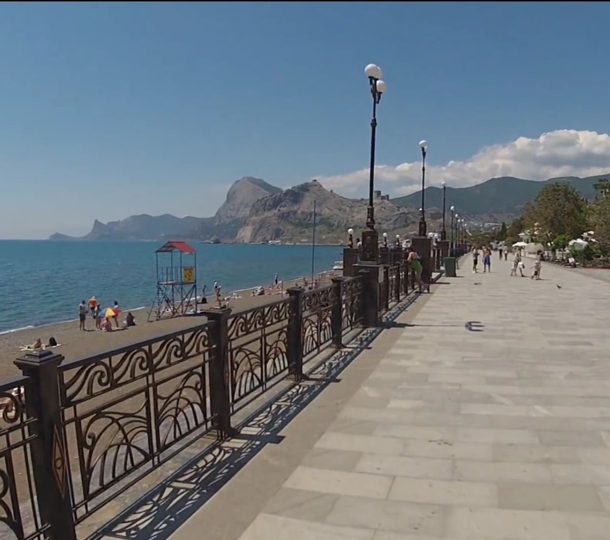 Набережная Судака