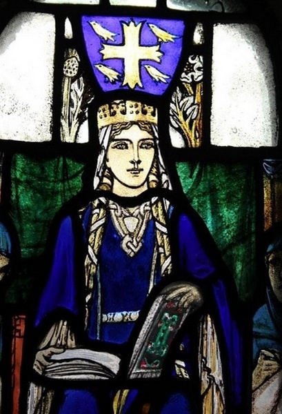 Гита Уэссекская, мозаичное окно в английской церкви​