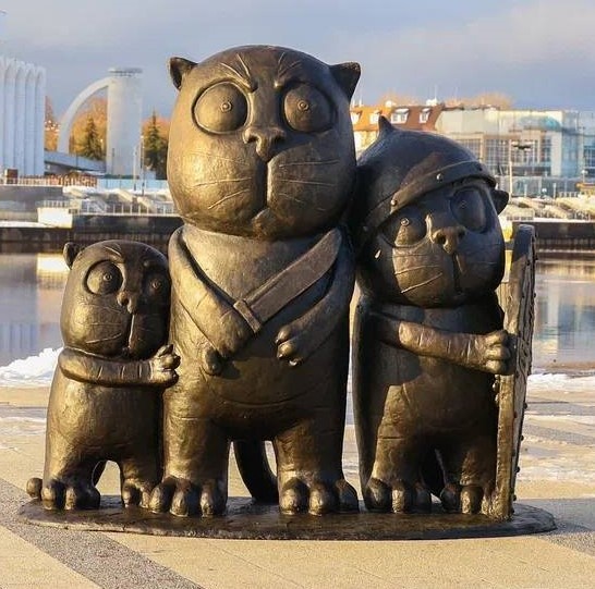 Три кота Васи Ложкина в Великом Новгороде