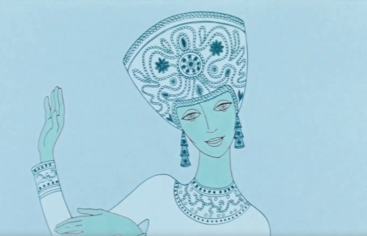 Кадр из мультфильма "Русские напевы" 1972 г.