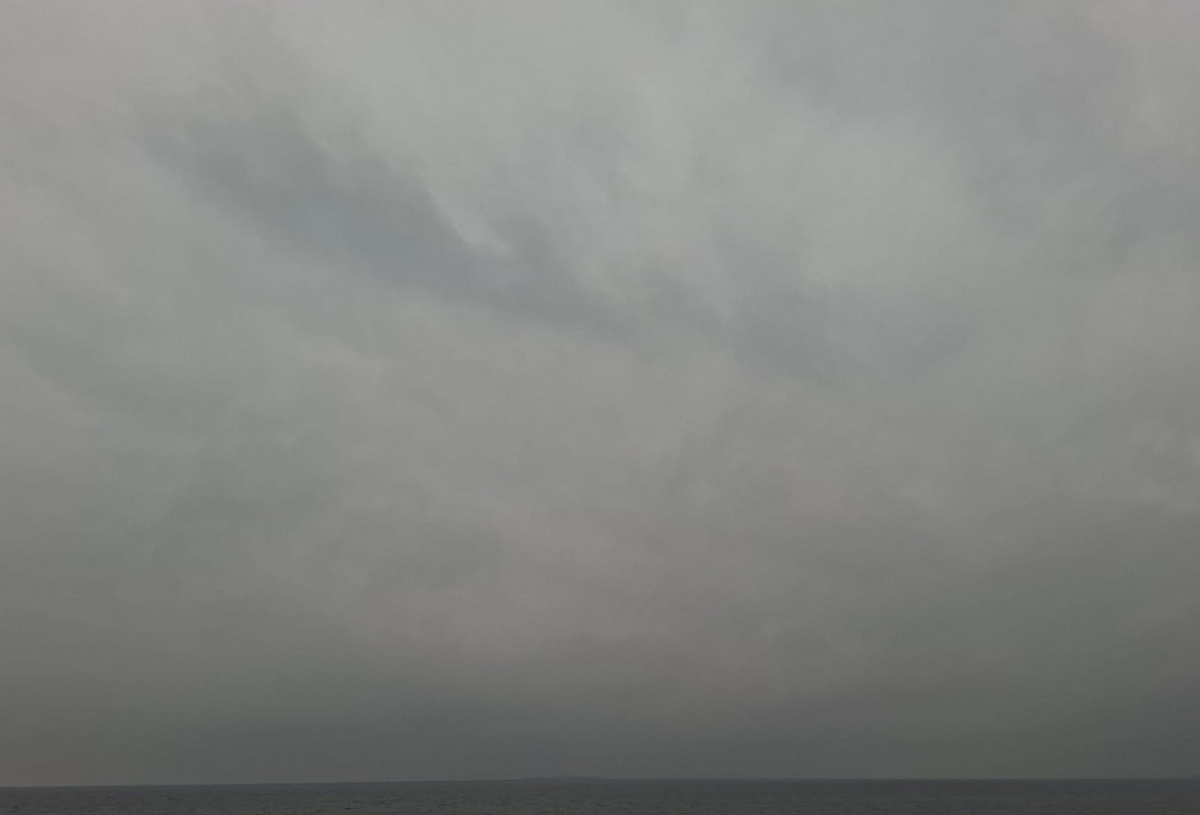 Не совсем такой туман - это уже на следующий день.