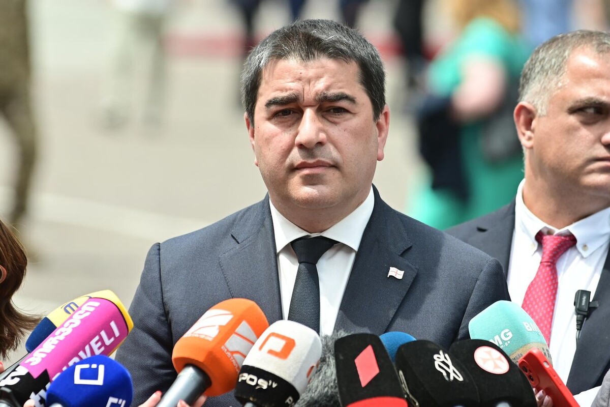 Шалва Папуашвили на праздновании Дня независимости Грузии.