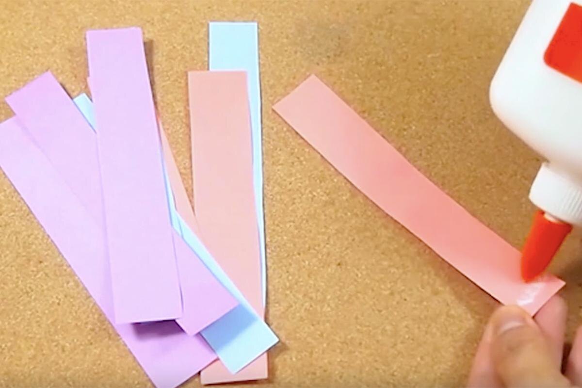 Оригами из бумаги / Rutube📷Как сделать новогоднюю гирлянду из бумаги