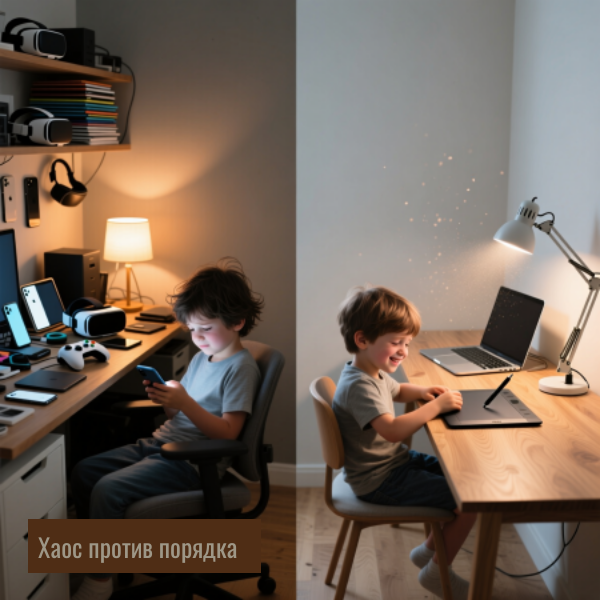 Больше — не значит лучше. Хаос из гаджетов крадет внимание и время. А минималистичная и продуманная станция — создает пространство для мыслей.