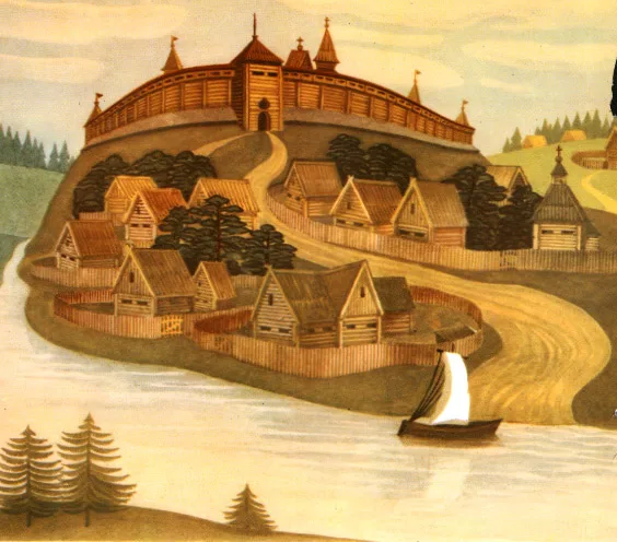 Так Кремль выглядел раньше. Фото взято из интернета.