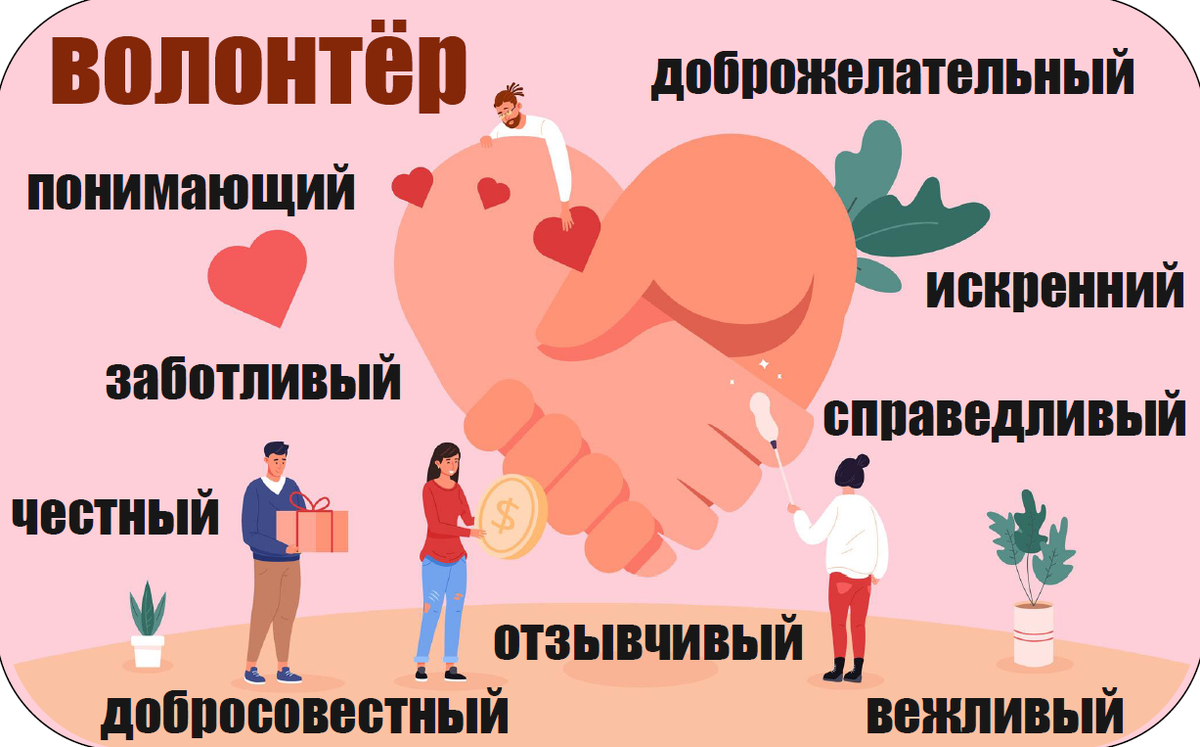Волонтёр и его качества