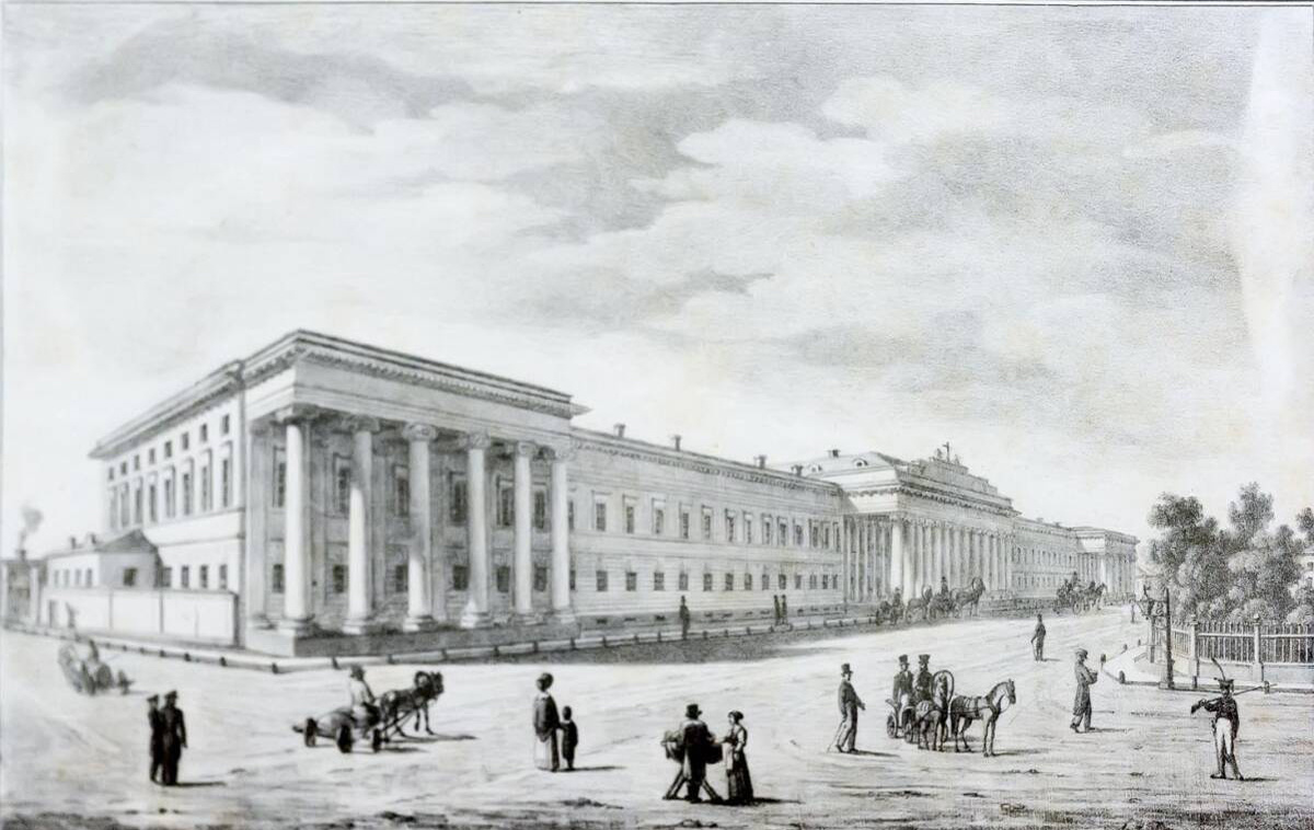 Казанский университет в 1830-е годы. Фото tatar-inform.ru. 