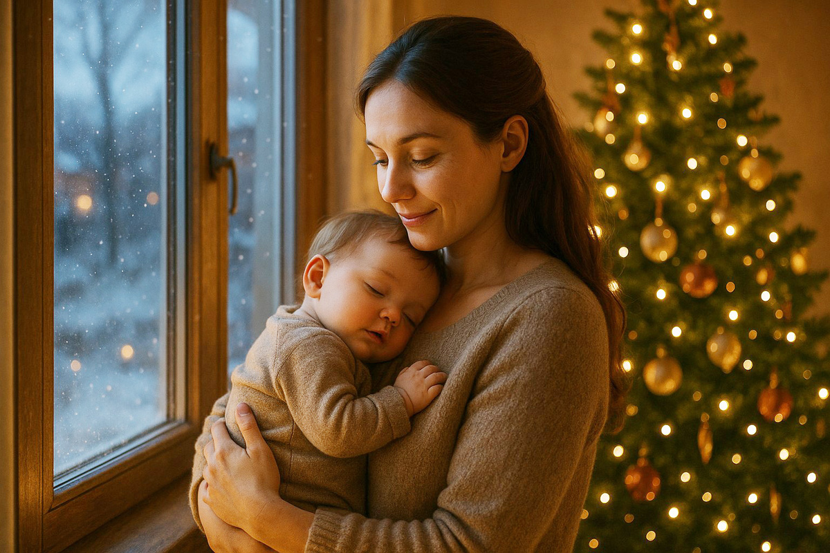 Как пережить новогодний стресс с малышом: режим и гости