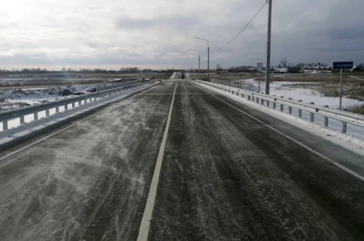    Новый мост возвели через реку Паньшиха на Алтае