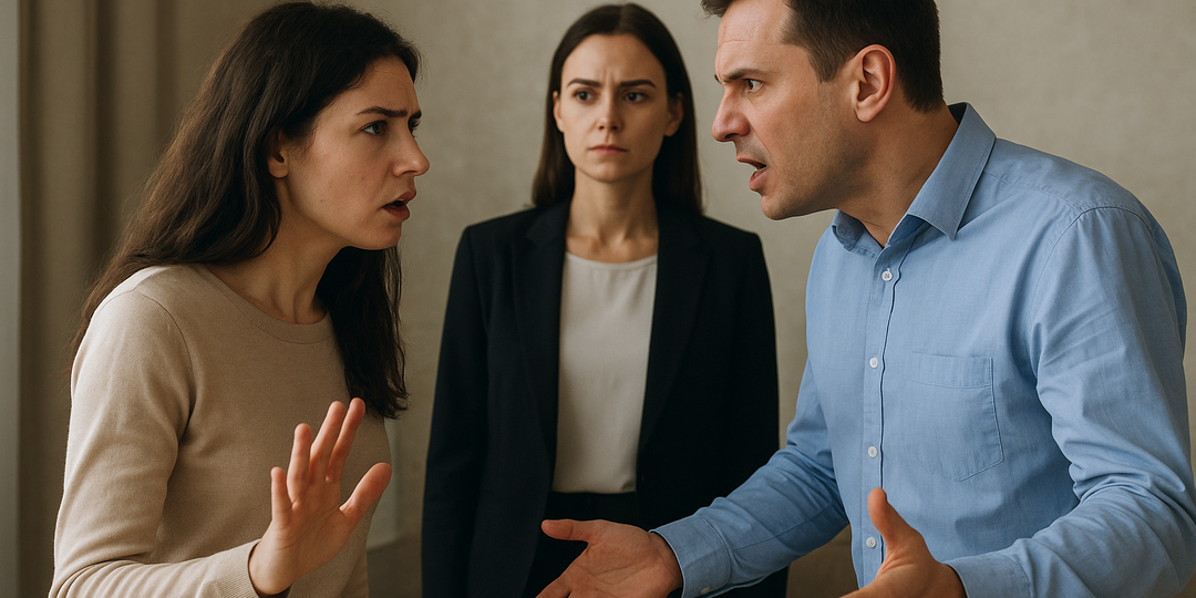 Надя, неожиданно вернулась домой и обомлела, случайно услышав разговор мужа.