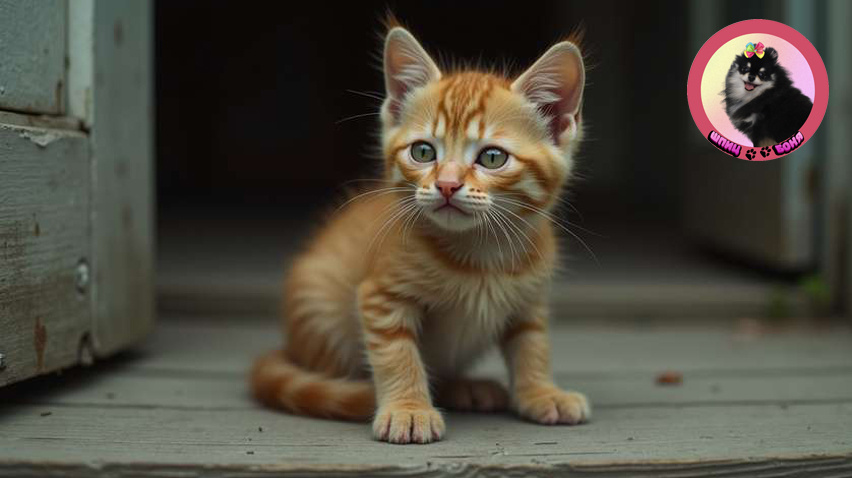 худой котенок