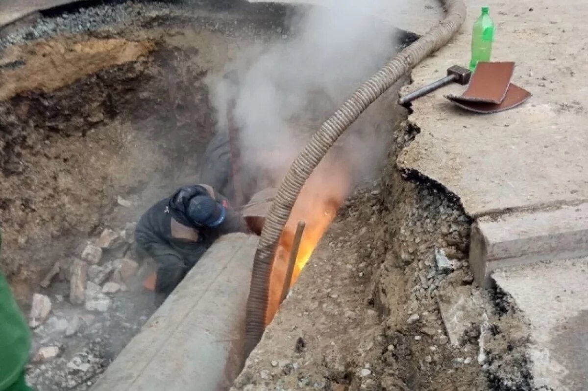    После аварии на теплосети в центре Тюмени без отопления остаются 29 домов