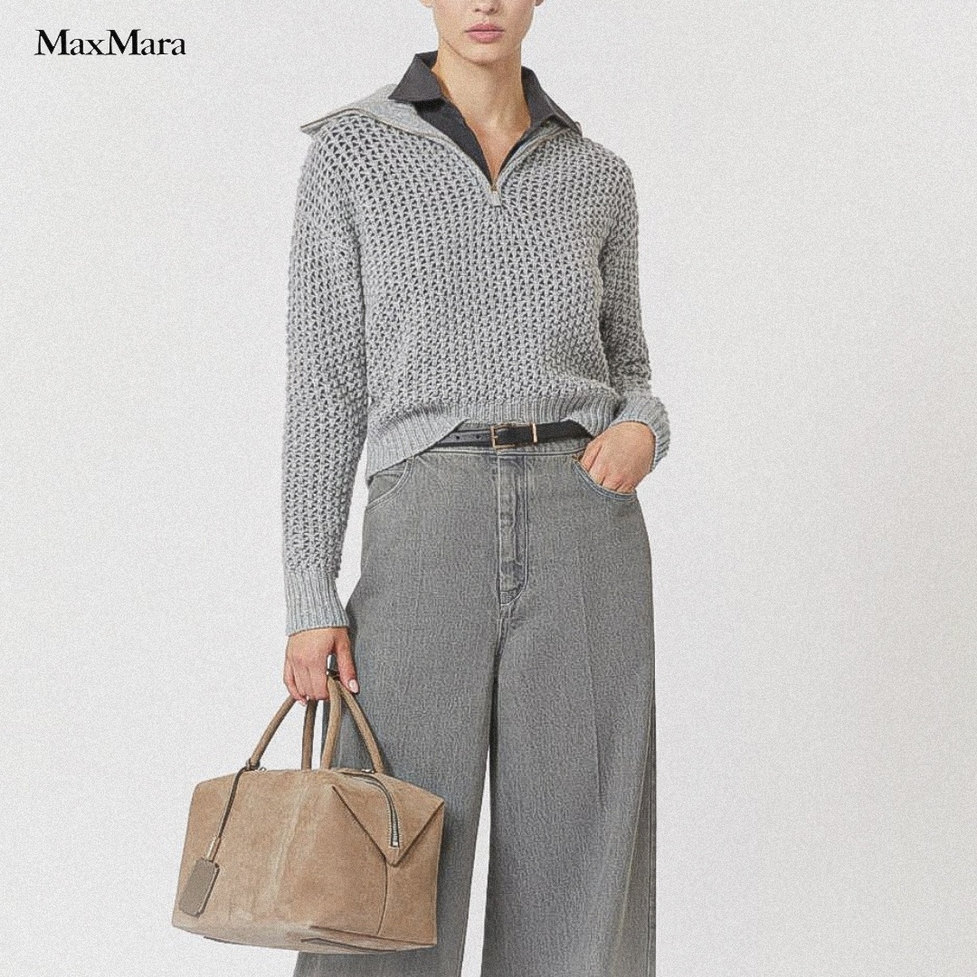 Новинка в разеделе Премиум — разбор вязания сеточки по мотивам Max Mara