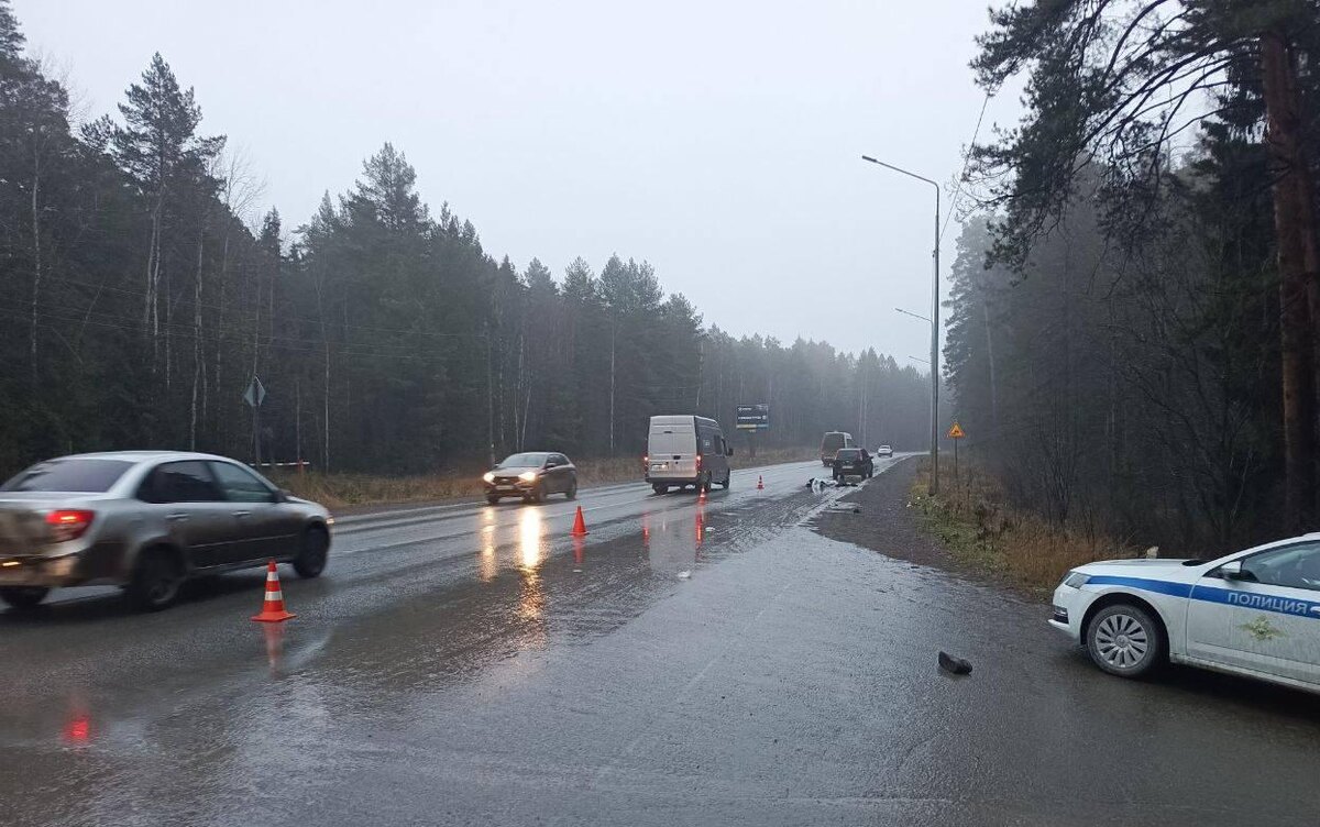    Водитель Ford насмерть сбил пешехода на выезде из Ижевска