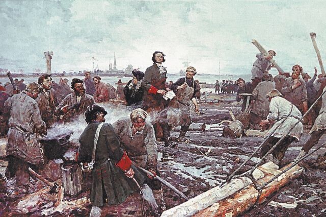 Сотни тысяч погибших при строительстве Петербурга - это явное преувеличение