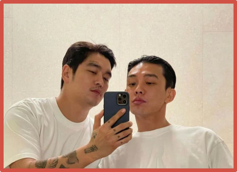 Снимок с экрана монитора. Ю А Ин и его Большой друг.