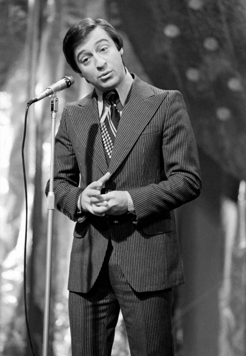    "Геннадий Хазанов на съемках «Голубого огонька» в 1979 году. Валентин Мастюков/ТАСС"