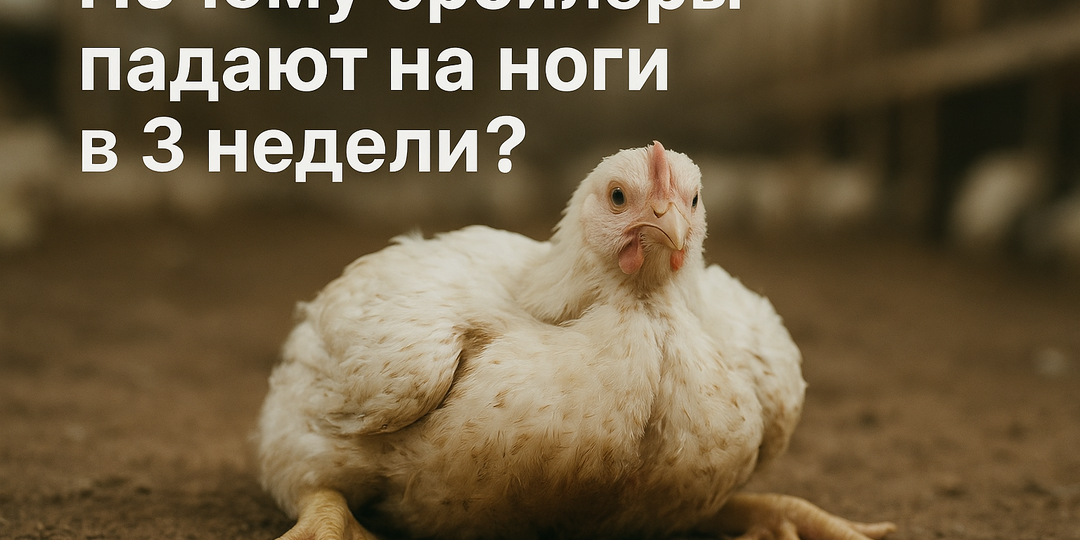 Почему бройлеры падают на ноги в 3 недели? Моя схема, которая спасает 90% стада