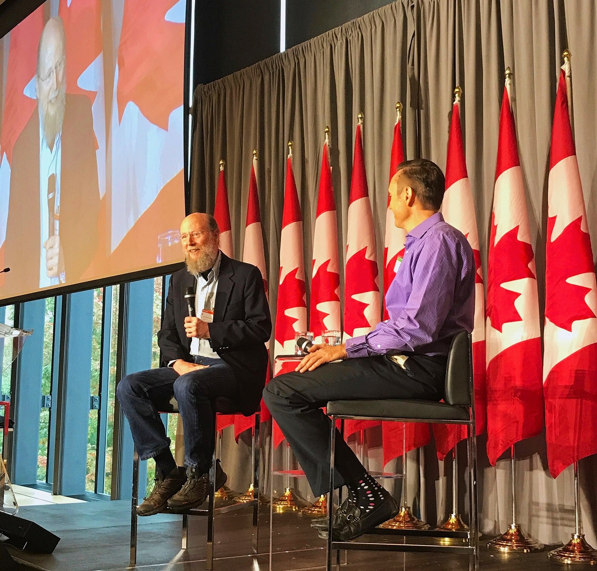 Беседа с Ричем Саттоном, пионером обучения с подкреплением из Google DeepMind и Университета Альберты, о будущем ИИ и прорывных достижениях AlphaGo Zero, 26 октября 2017 года. Источник изображения Wikimedia commons.