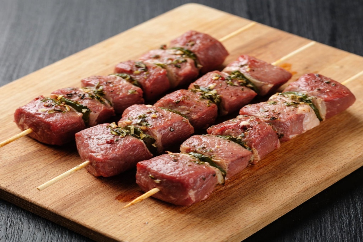 Замориновый Шашлык из свенины!