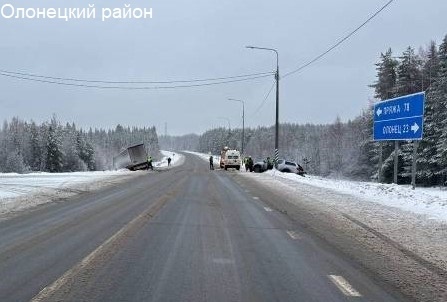    Пять человек человек пострадали в ДТП на трассах Карелии в выходные © ГАИ Карелии