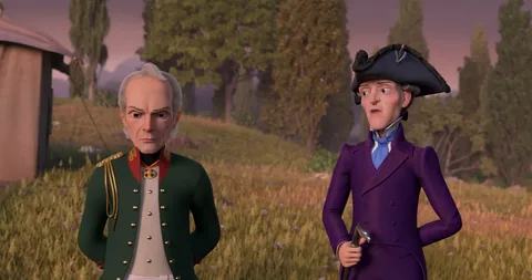 Кадр из мультфильма "Суворов: Великое путешествие"