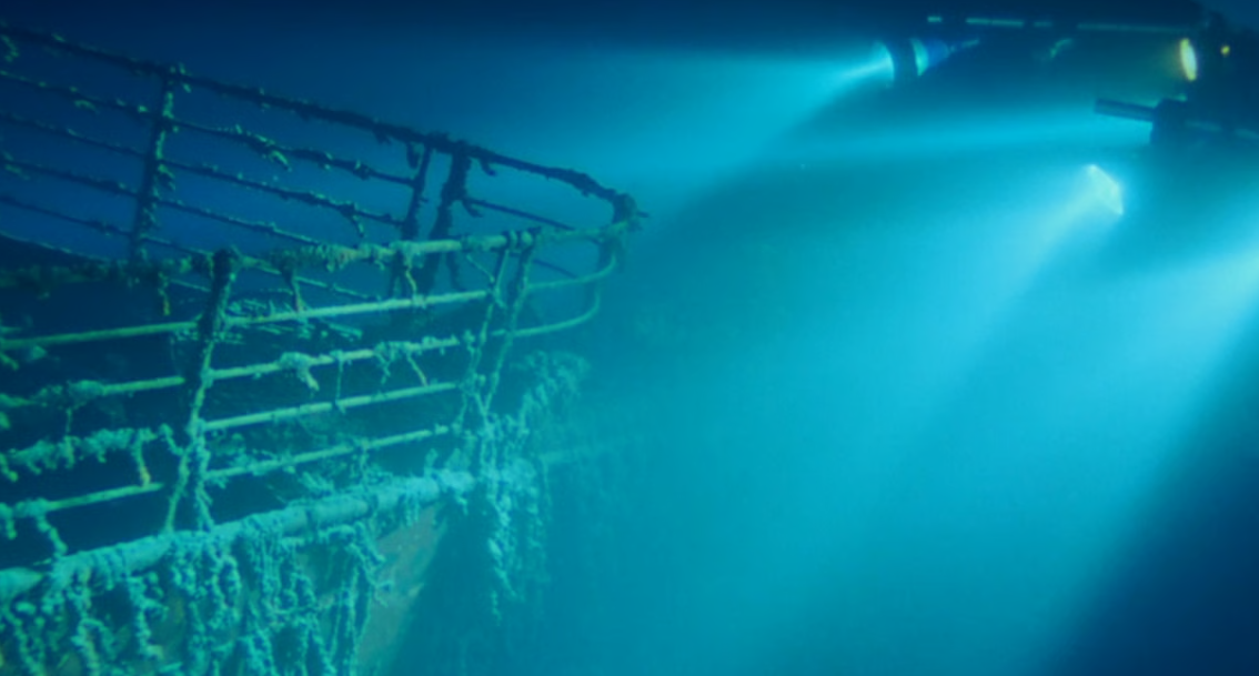 Зловещая красота: остатки носовой части легендарного "Титаника" на глубине. Источник: общедоступные материалы.