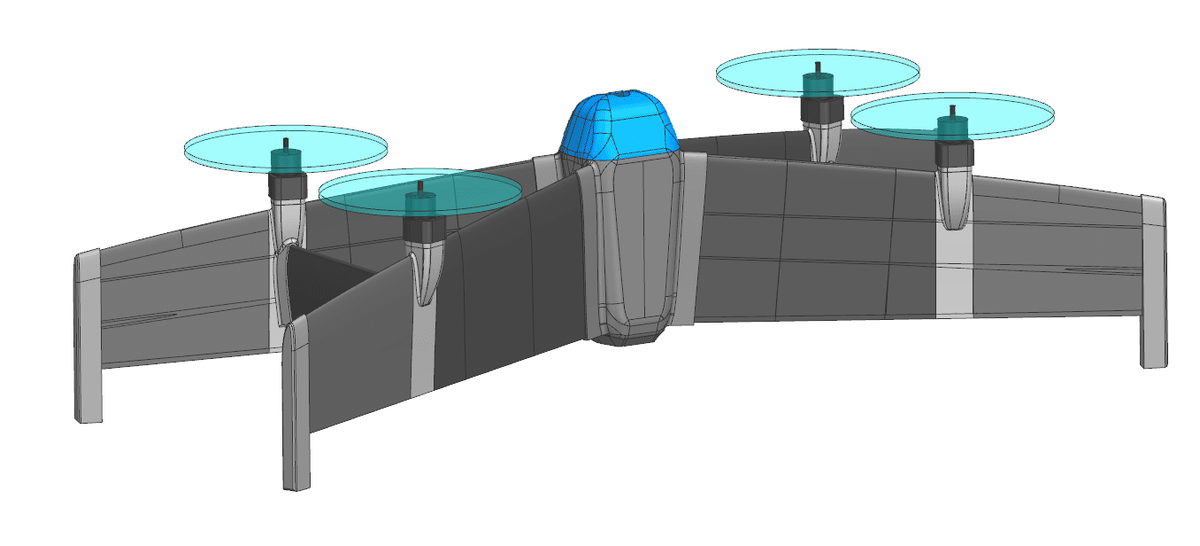    Модель беспилотного аппарата с новой аэродинамической схемой / © Пресс-служба КАИ