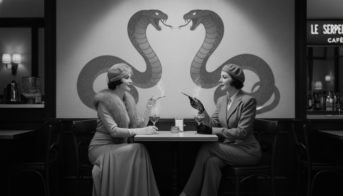 Вся сцена пропитана ощущением скрытой угрозы и лицемерия