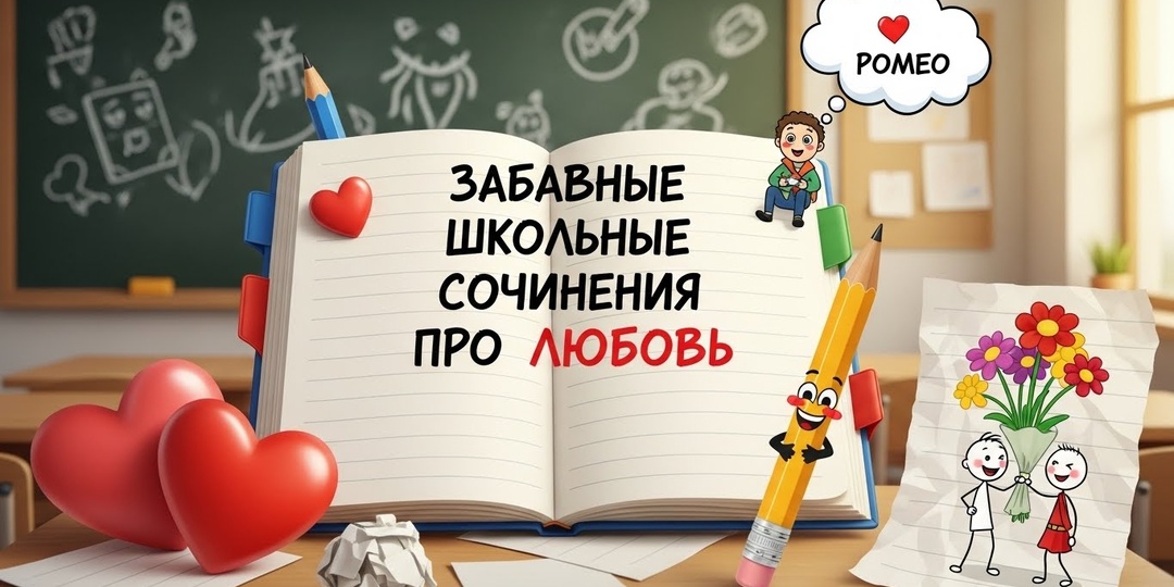 Смешные школьные перлы о любви
