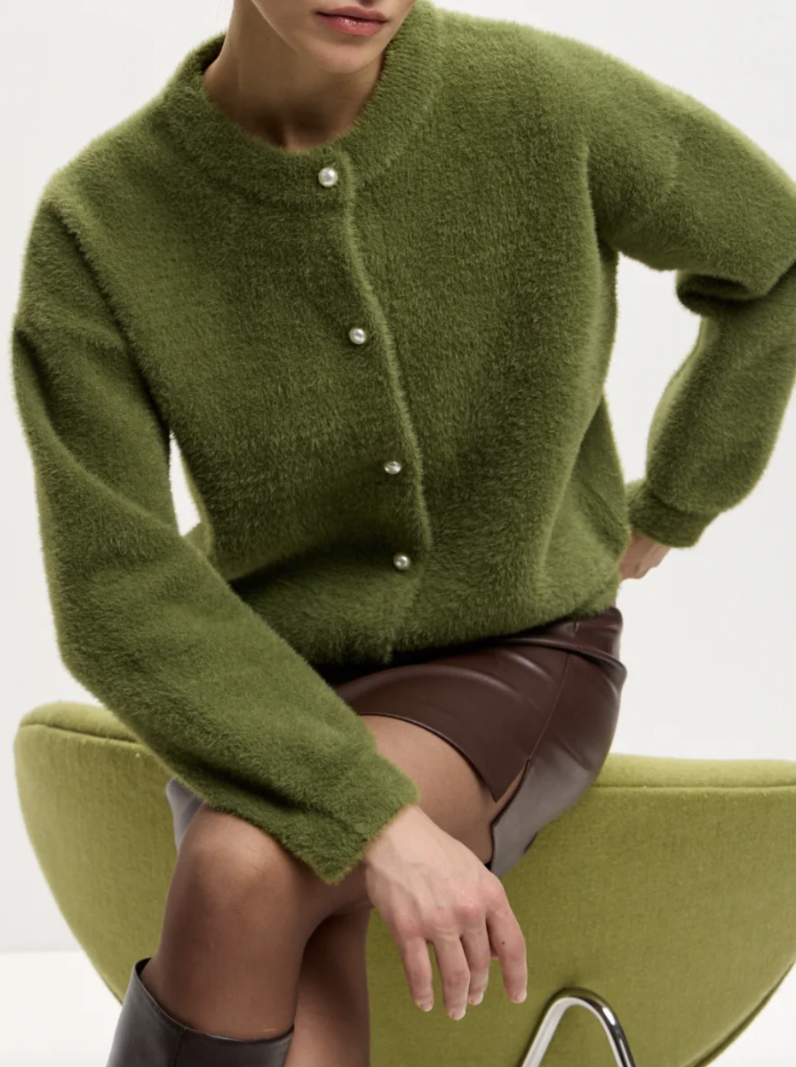 ПУШИСТЫЙ КАРДИГАН С WILDBERRIES