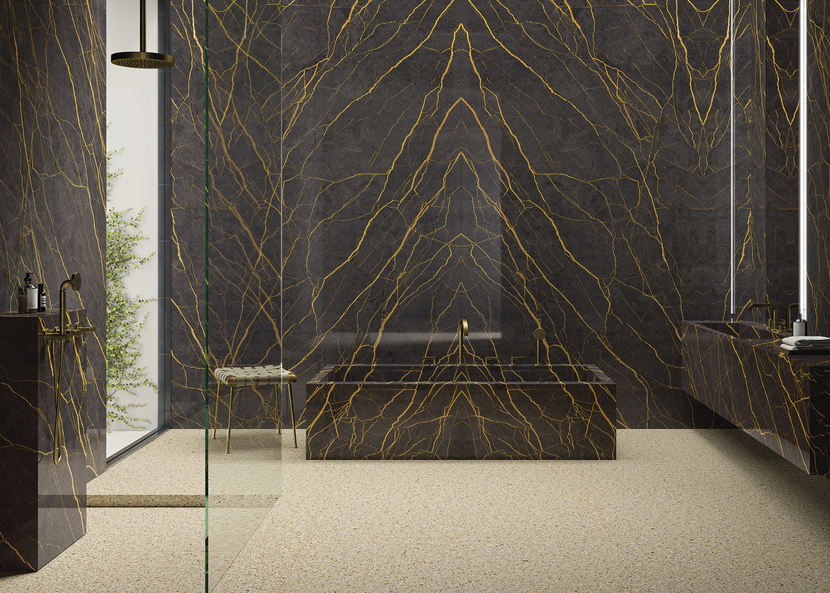 Пример интерьеров с керамогранитом фабрики Ariostea