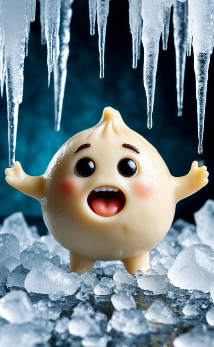 Бульмен в морозилке