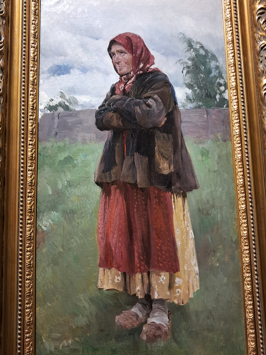 ВИНОГРАДОВ СЕРГЕЙ АРСЕНЬЕВИЧ "ОЖИДАНИЕ"1890-е