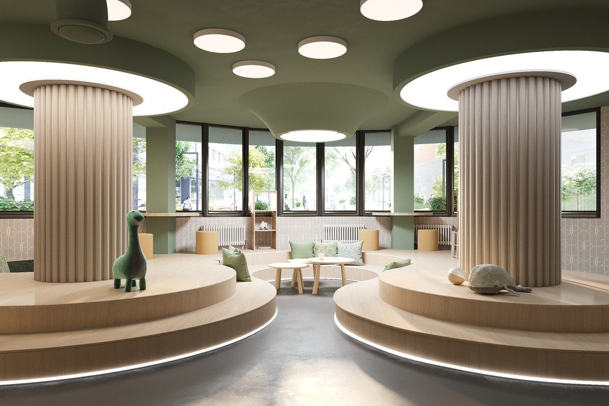 Крытая детская игровая в курортной резиденции «Пьермонт»