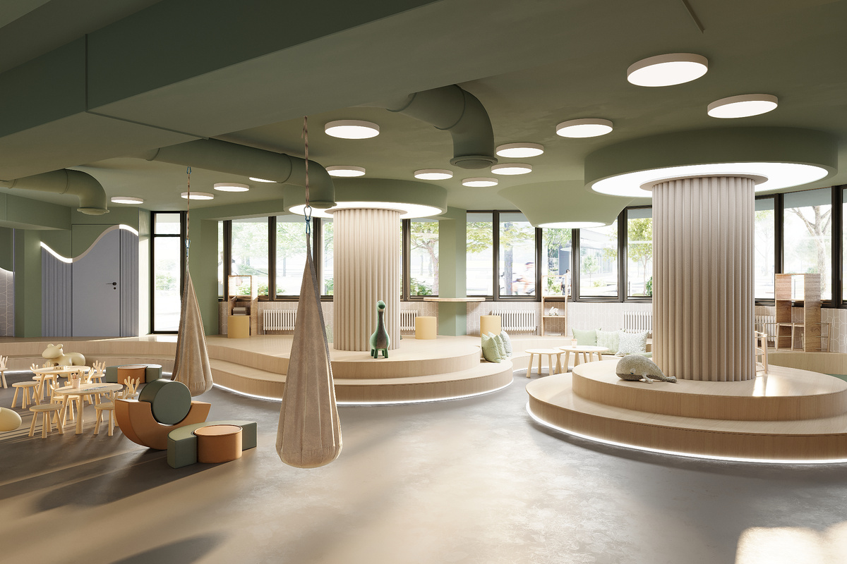 Крытая детская игровая в курортной резиденции «Пьермонт»