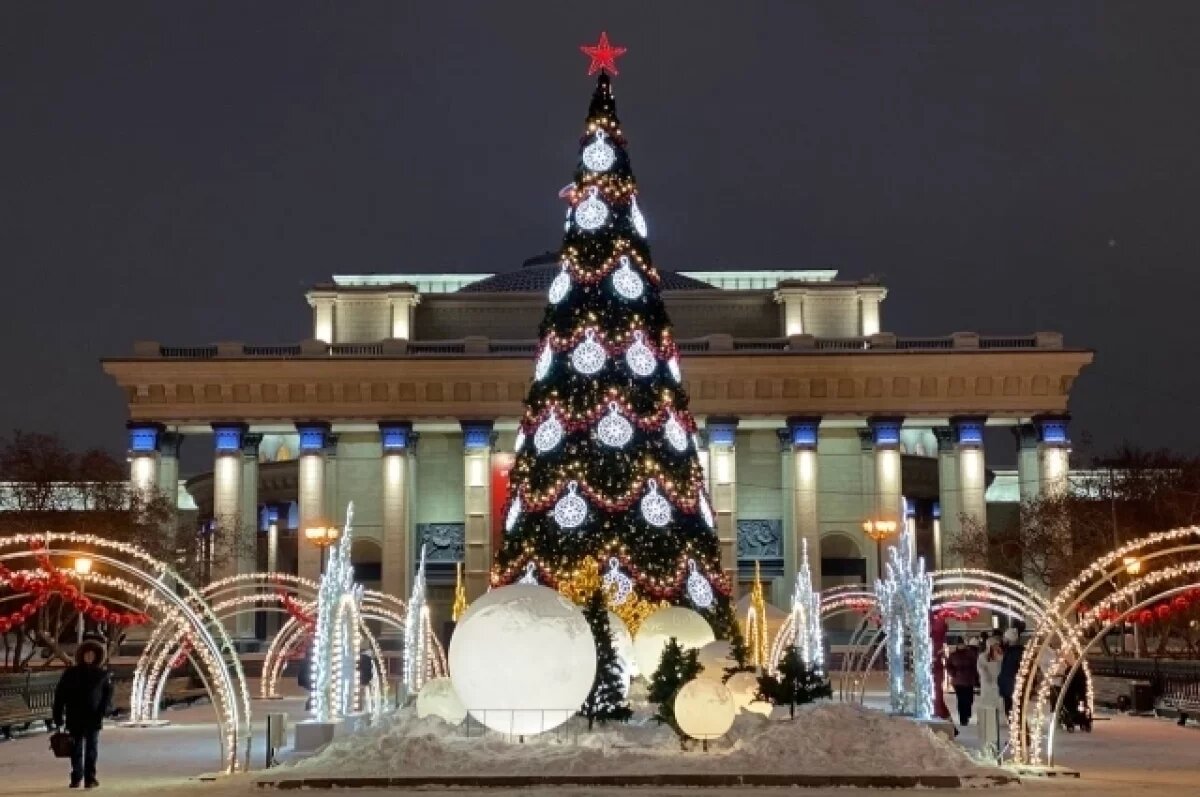    Три общественных пространства готовы в Новосибирске к Новому году