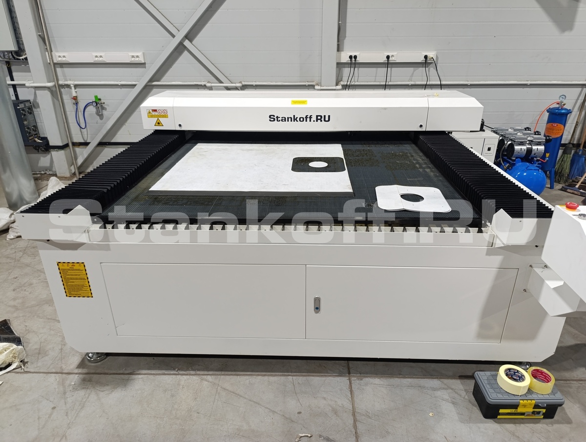  Лазерный станок для резки фанеры, пластика и других материалов LM 1616 PRO OPEN 180W

