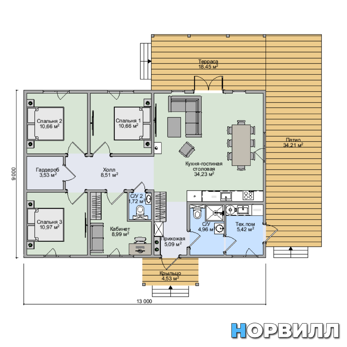 Планировка, которую захотел заказчик