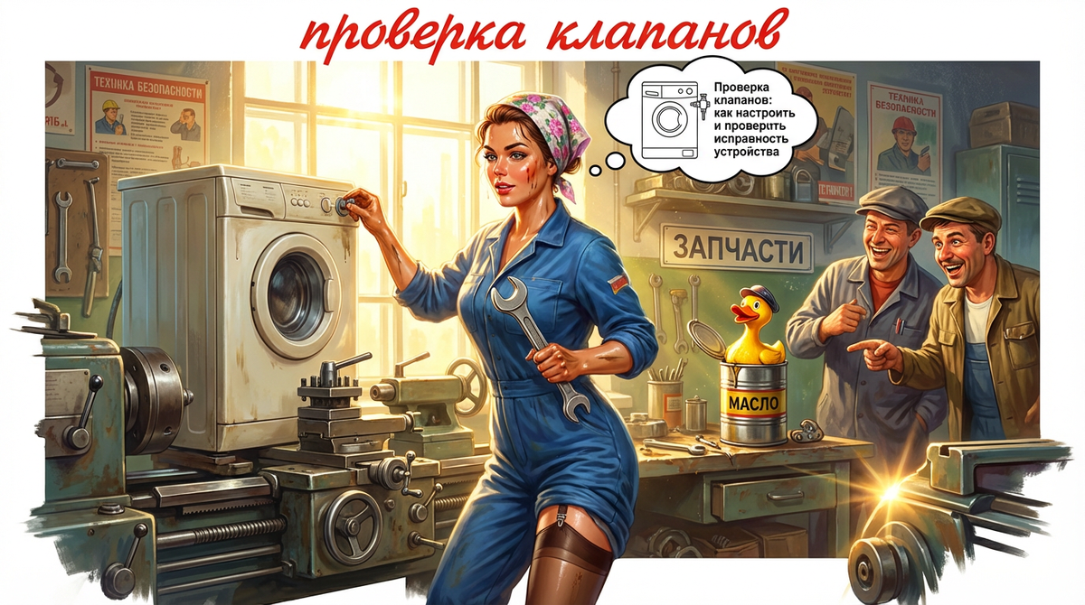    Настройка и проверка клапанов для обеспечения их исправности admin