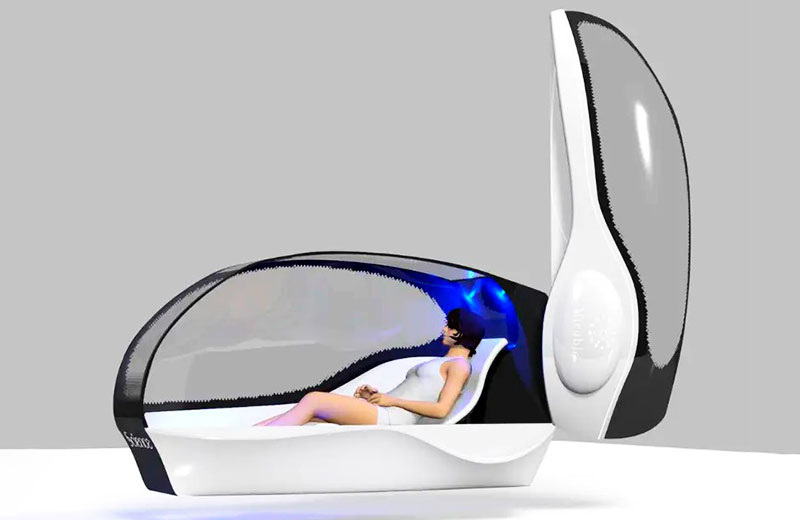 Душ для ленивых за 385 000 $ – Японская стиральная машина для людей моет за 15 минут