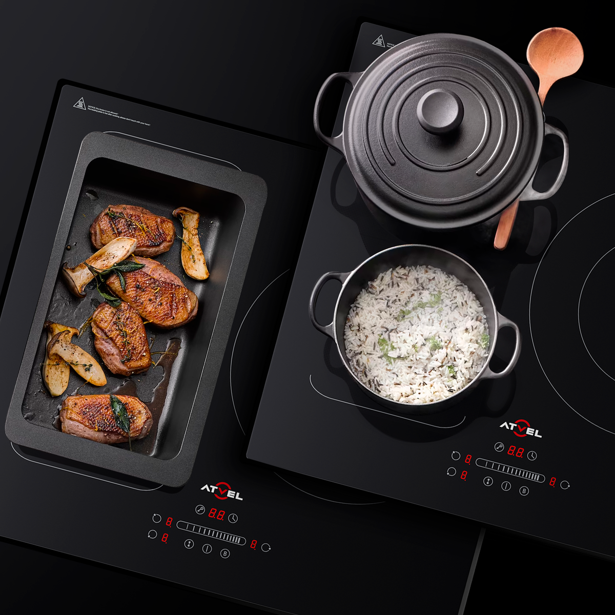 Индукционная варочная панель Atvel MasterTaste H3 Pro встраиваемая