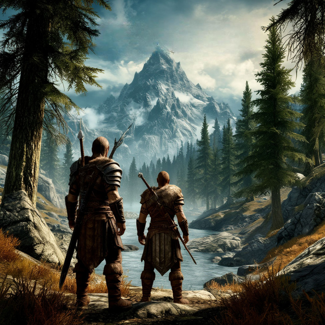 Изображение из игры The Elder Scrolls V: Skyrim Anniversary Edition - нейорсеть Шедевриум