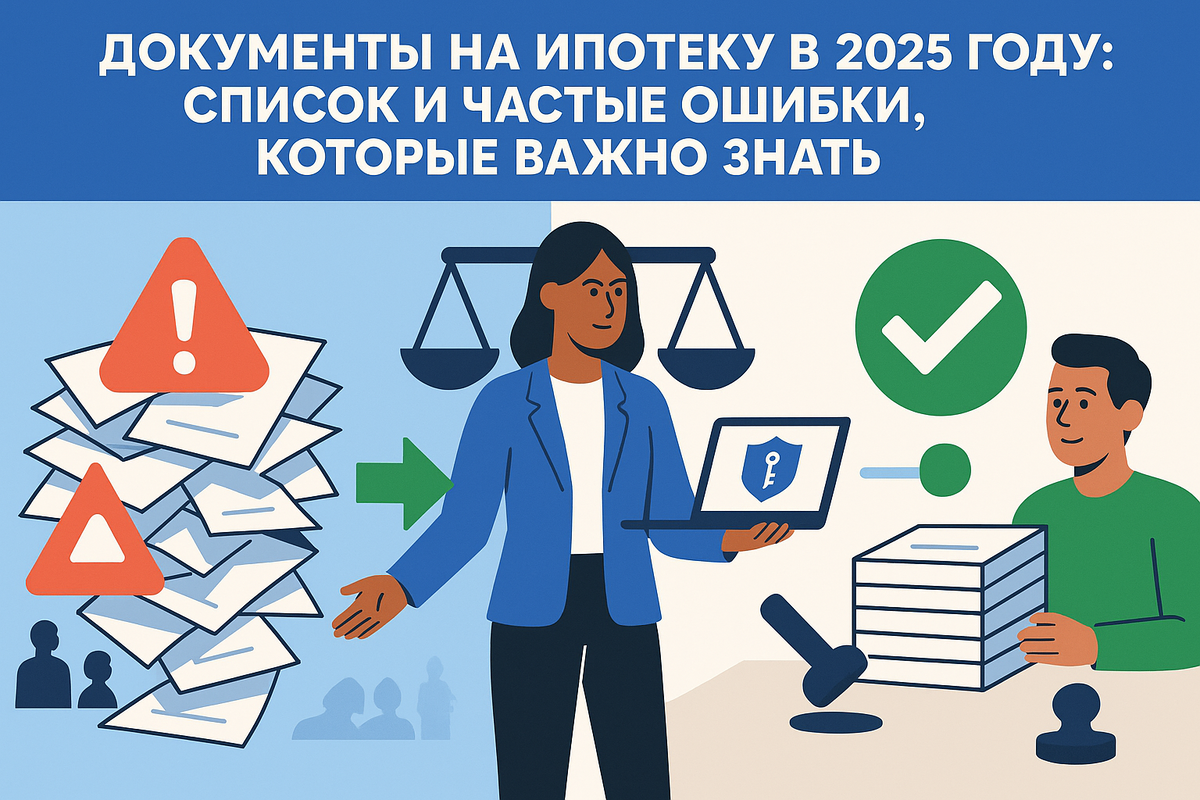    Список документов и частые ошибки при оформлении ипотеки в 2025 году. Юлия Сергеевна Рослякова