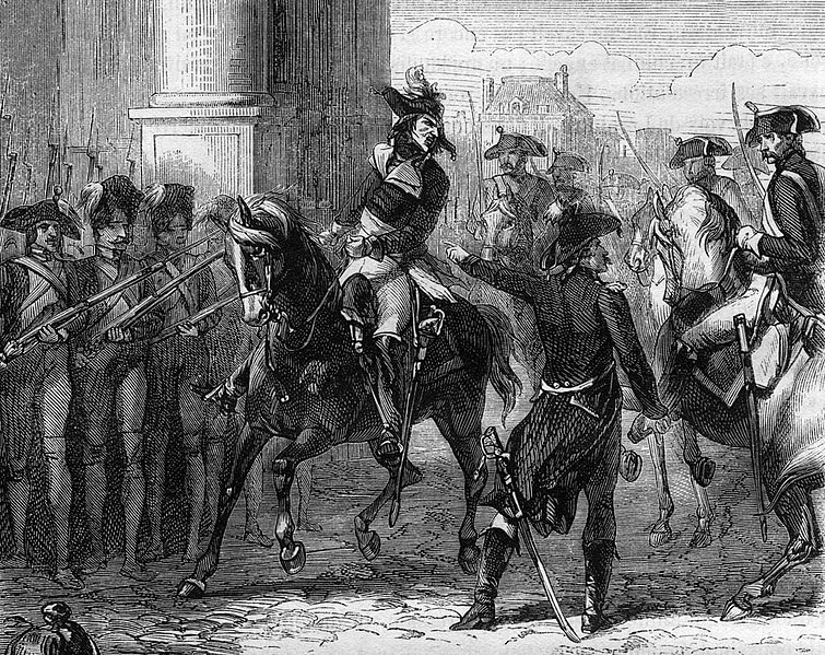 Франсуа Анрио перед Конвентом 9 термидора