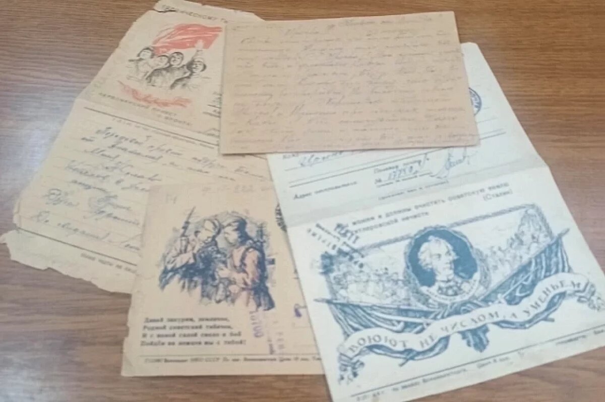    В Екатеринбурге начала работу выставка фронтовых писем «Свидетели войны»