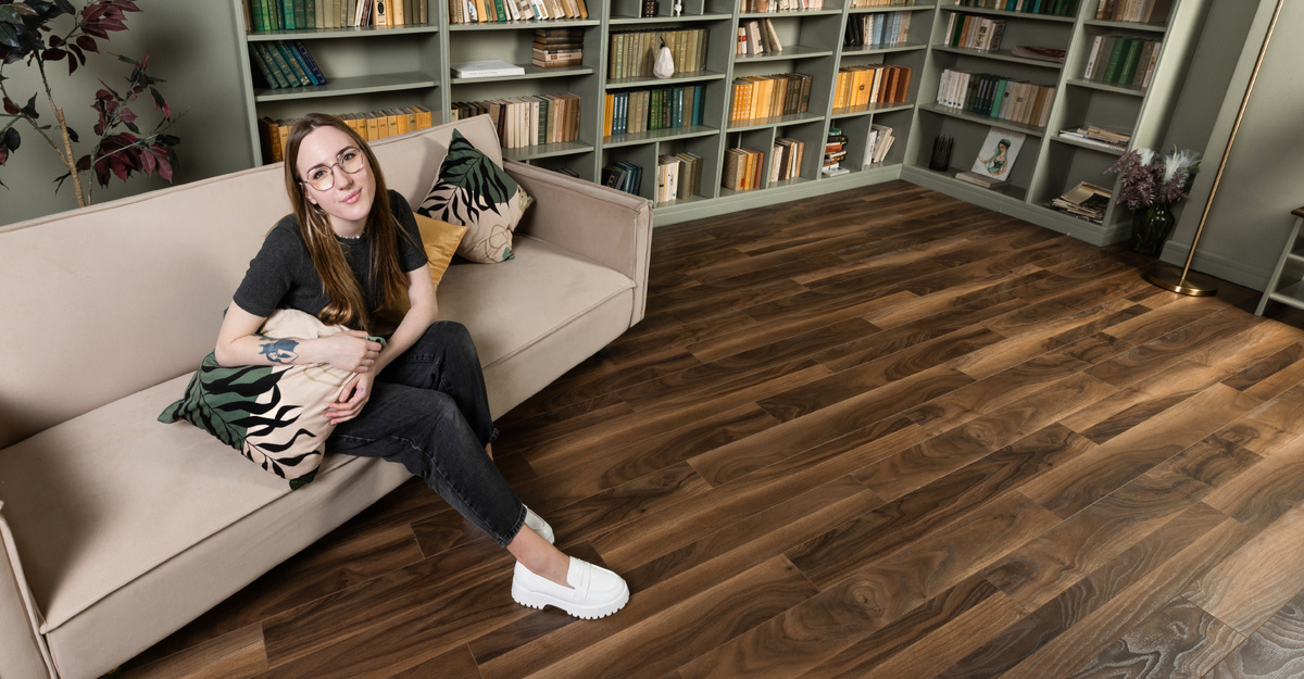 На фото: ламинат Floor Fort c восковой пропиткой