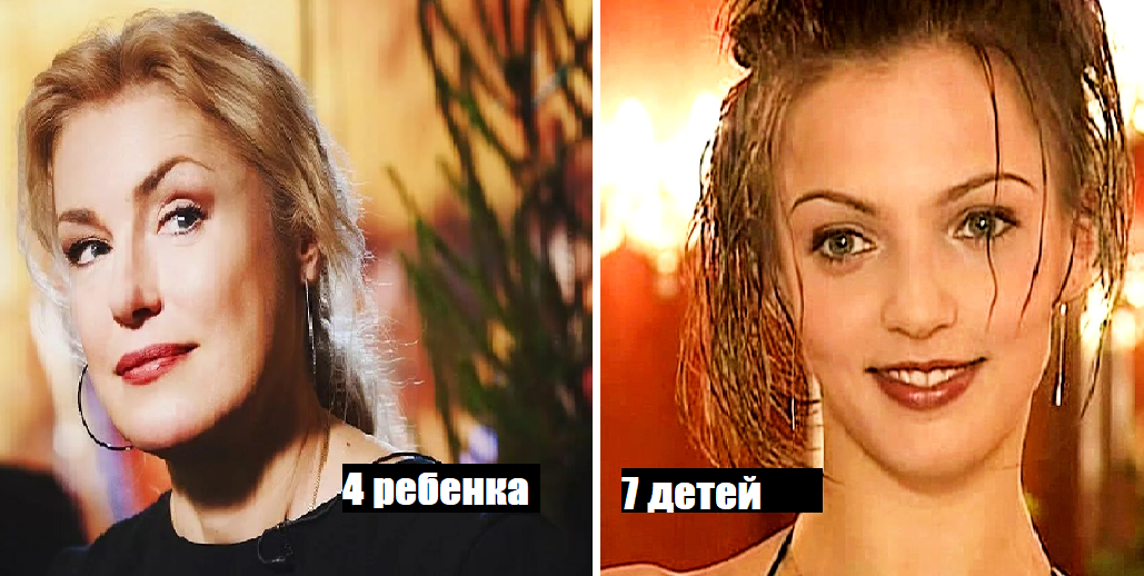 6 многодетных российских актрис, у которых 4 и более детей.
